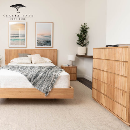 Ex Demo Queen Dresser Louka Messmate Bedroom Suite - Available in GC Showroom