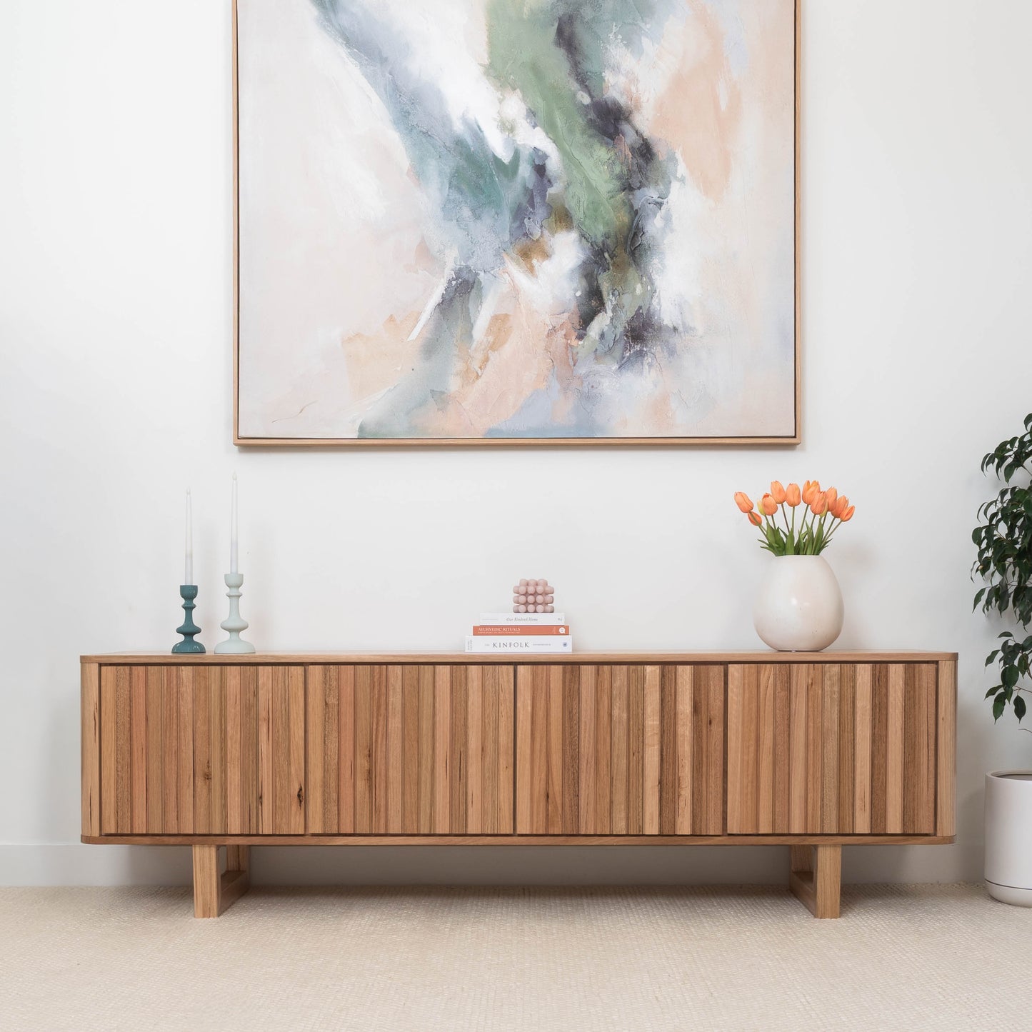Dion Solid Australian Hardwood Entertainment Unit - Made in Australia