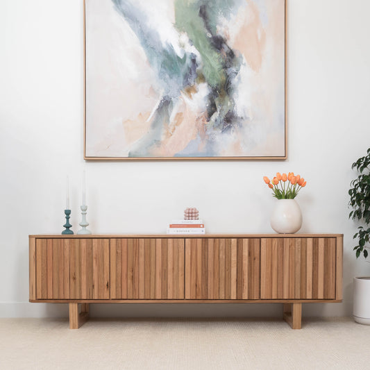 Dion Solid Australian Hardwood Entertainment Unit - Made in Australia