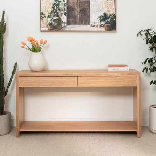 Yakka Tasmanian Oak Signature Hall Table