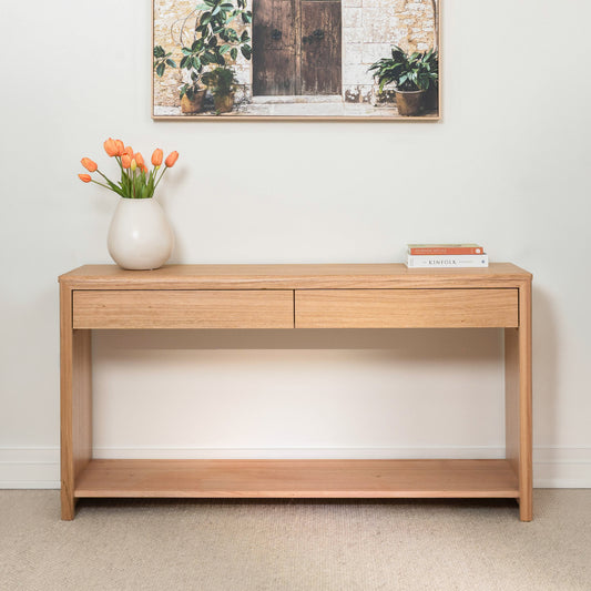 Yakka Tasmanian Oak Signature Hall Table
