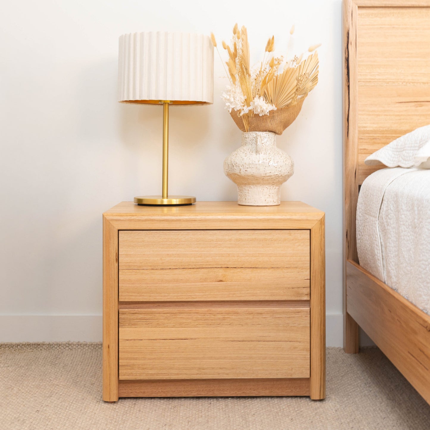 Yakka Tasmanian Oak Feature Grade Bedside Table