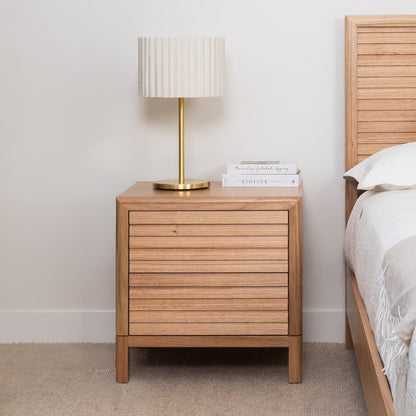 Luna Tasmanian Oak Signature Bedside Table