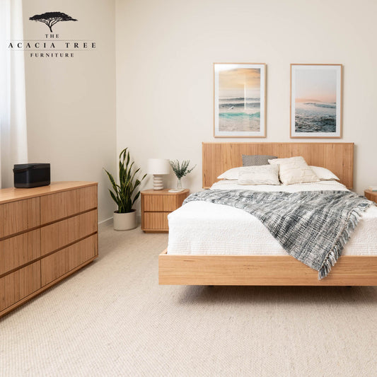 Ex Demo Queen Dresser Louka Messmate Bedroom Suite - Available in GC Showroom