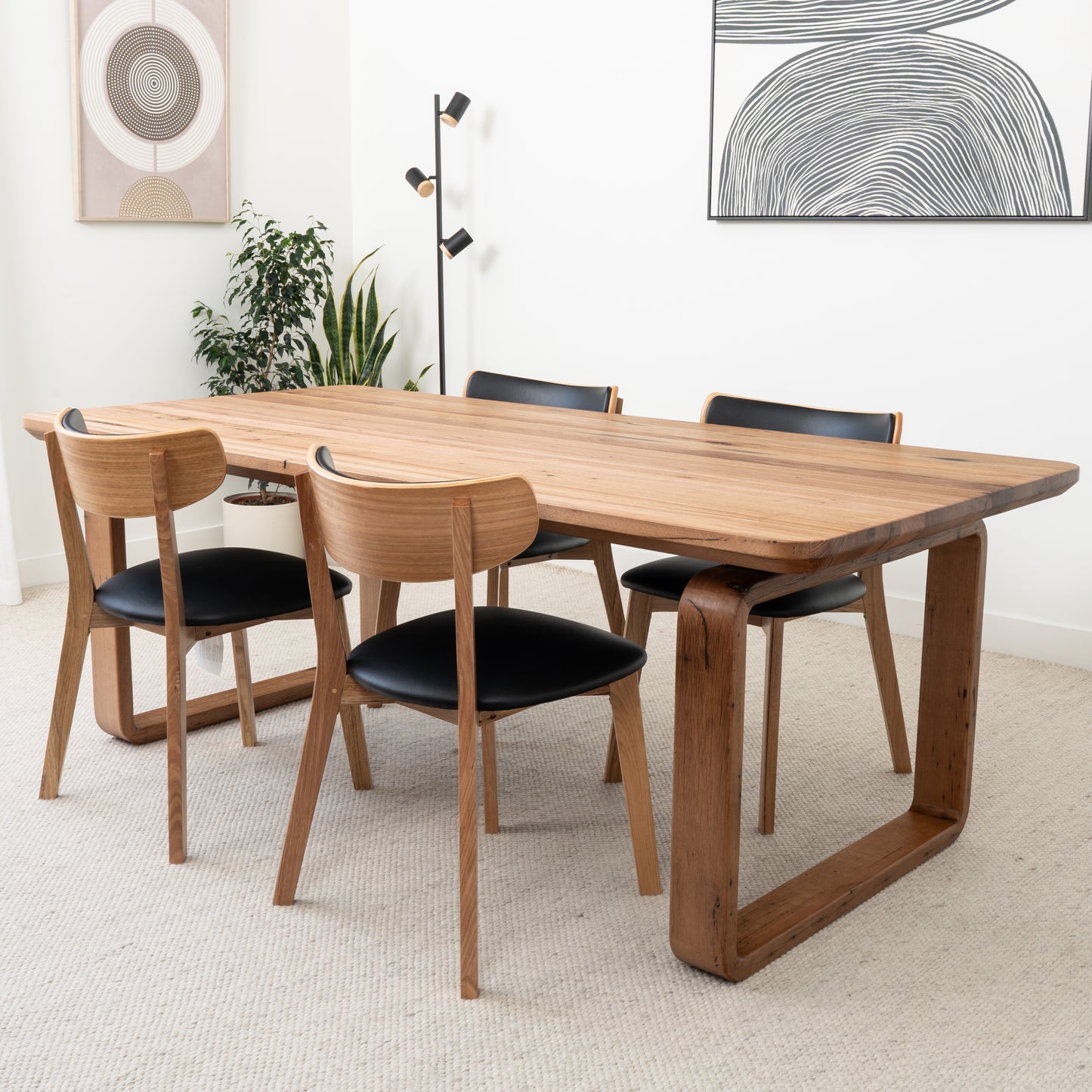 Olympus Reclaimed Solid Messmate Dining Table - Made in Australia