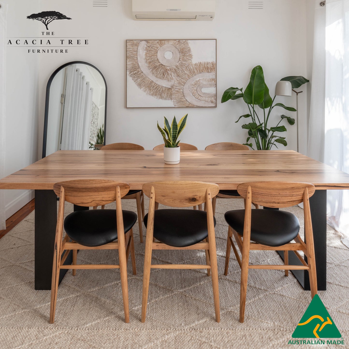 Nala Solid 40mm Dining Table - Made in Melbourne