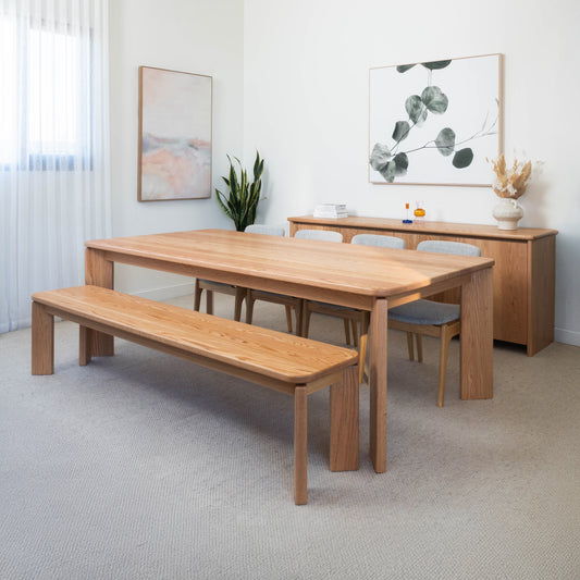 Genesis Oak Dining Table - Made in Australia