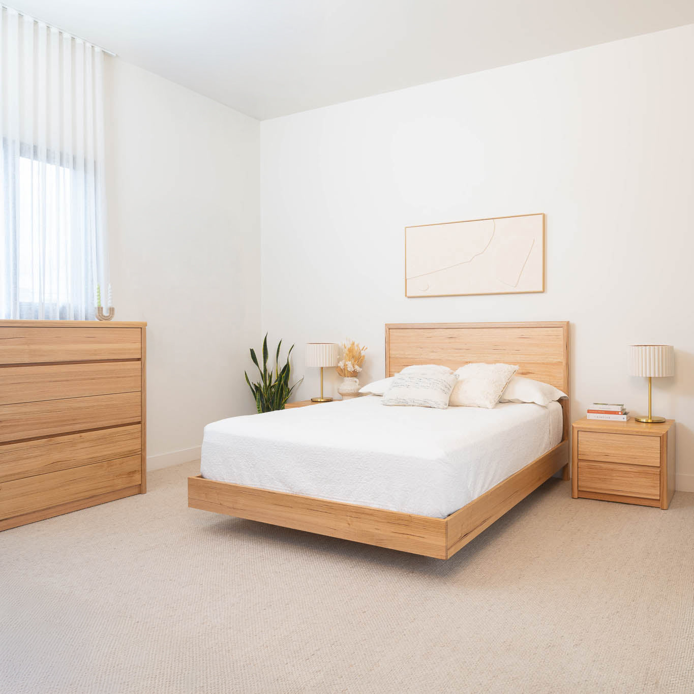 Yakka Tasmanian Oak Feature Grade Bed Frame