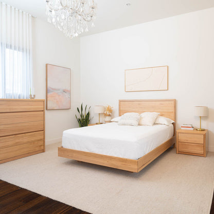 Yakka™️ Feature Grade Tasmanian Oak Bed Frame - Made in Australia