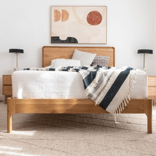 Emery American Oak Bed Frame