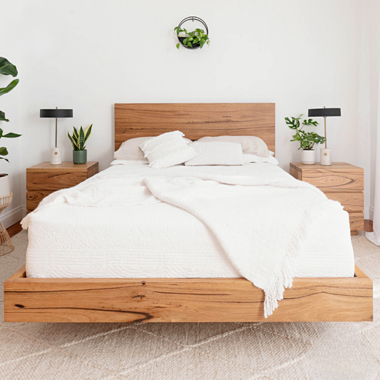 Osaka Bed Frame Fully Solid Australian Hardwood - Made in Australia