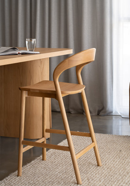 Freya American Oak Barstool