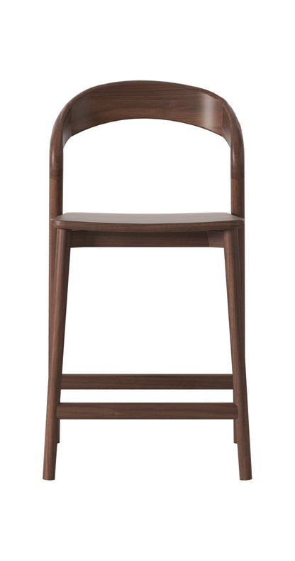 Freya Solid Walnut Barstool
