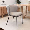 Ciselia Upholstered Light Brown Dining Chair