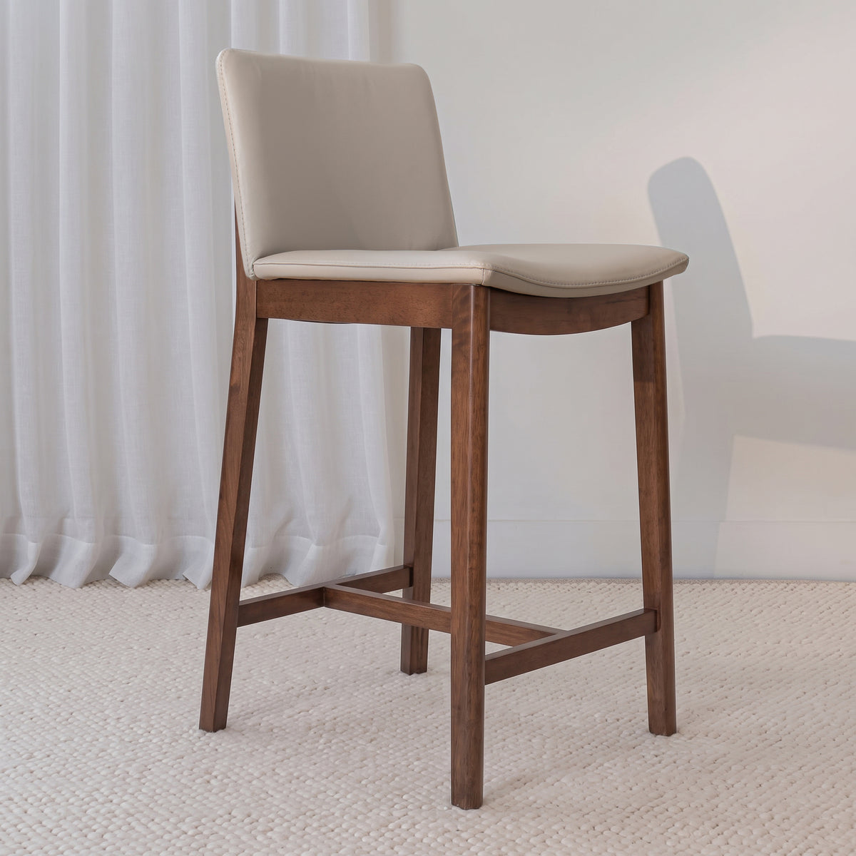 Taba Leather Barstool