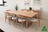 Sacha Solid Vic Ash/ Wormy Chestnut Dining Table - Made in Australia