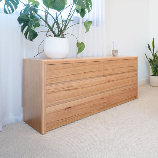 Yakka™️ Feature Grade 6 Drawer Dresser - Made in Australia