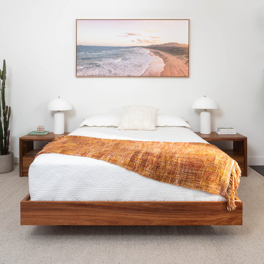 Yakka Blackwood Heritage Floating Bed Frame