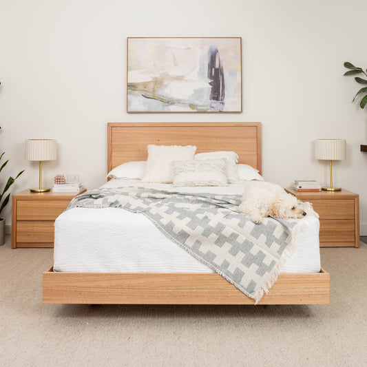 Yakka Tasmanian Oak Signature Bed Frame