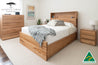 York Bookcase Headboard 4 Drawer Bed Frame - Made in Australia