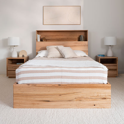 York Curve 4 Drawer Bookcase Messmate Bed Frame