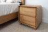 Solara Solid American Oak Bed Frame