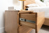 Solara Eclipse American Oak Bedside Table