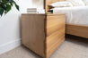 Solara Eclipse American Oak Bedside Table