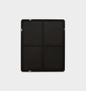 Flynn Curve Rectangle Brass Mirror