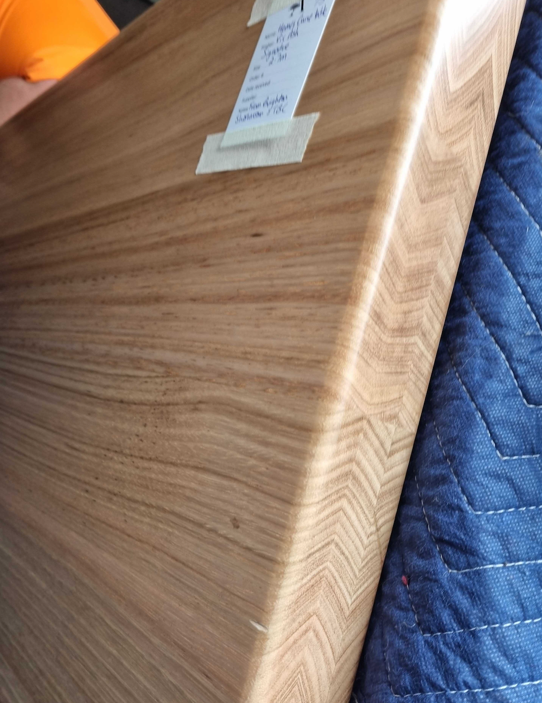 Ex Demo Hermes Curve Vic Ash Signature Dining Table 2.7m
