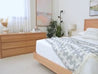 Yakka Timber Headboard Floating Bed Frame (Solid Tasmanian Oak) - Made in Australia