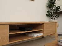 Achilles American Oak Entertainment Unit