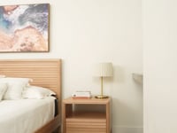 Yakka™️ Luna Headboard Floating Bed Frame (Solid Tasmanian Oak) - Made in Australia