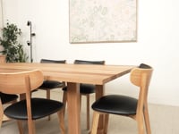 NEW 2.1m Bodhi Solid Australian Hardwood Dining Table - Made in Australia