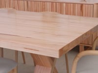 Axl Vic Ash Feature Dining Table - Made in Australia