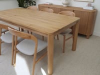Solara Solid American Oak Dining Table