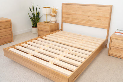 Yakka Tasmanian Oak Feature Grade Bed Frame