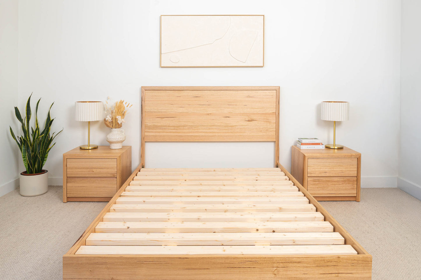 Yakka Tasmanian Oak Feature Grade Bed Frame