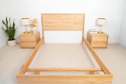 Yakka Tasmanian Oak Feature Grade Bed Frame