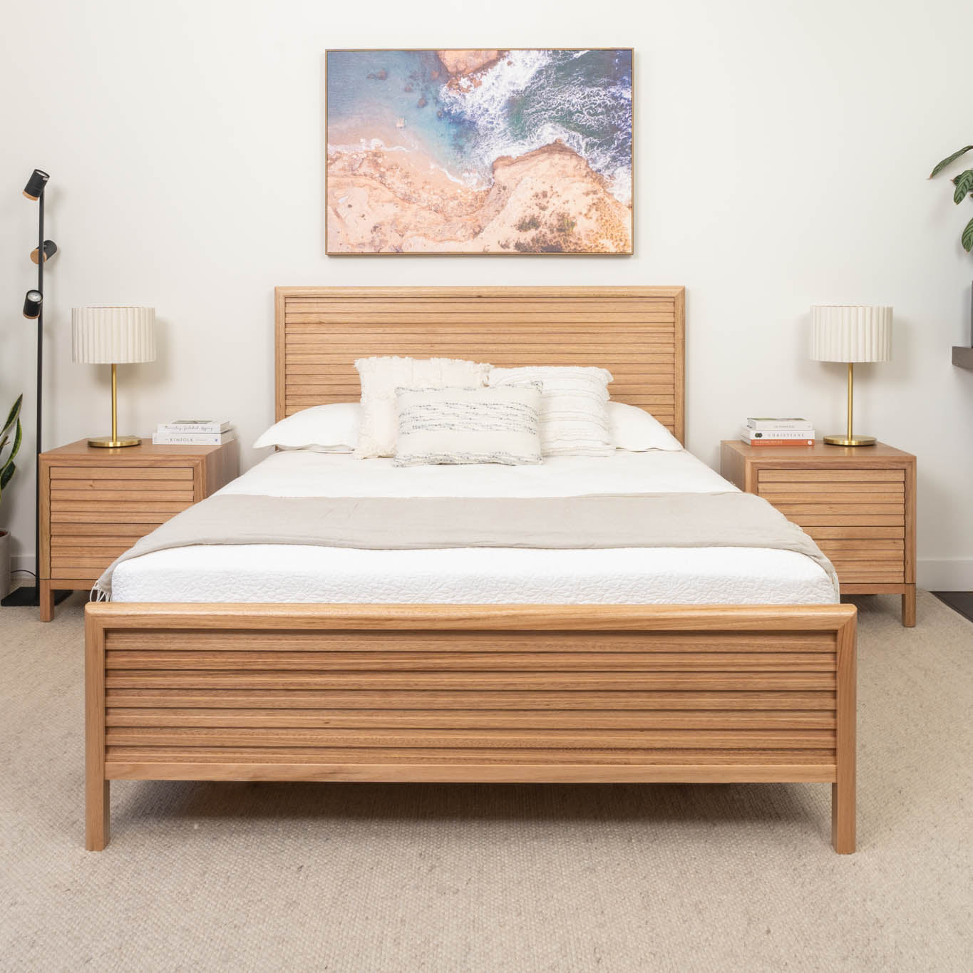 Luna Bed Frame (Solid Tasmanian Oak) - Made in Australia