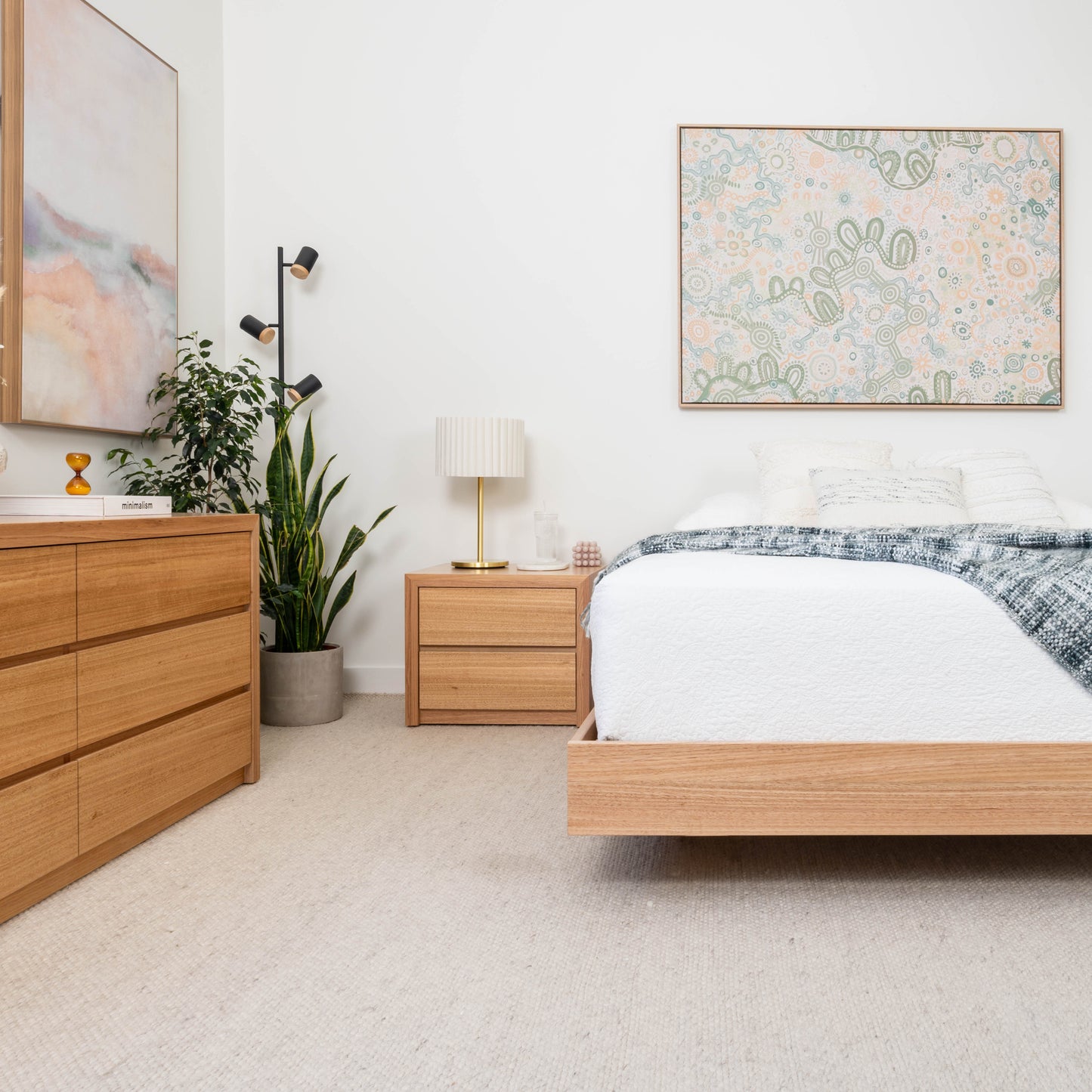 Yakka Bedroom Suite Solid Tasmanian Oak Hardwood- Made in Australia