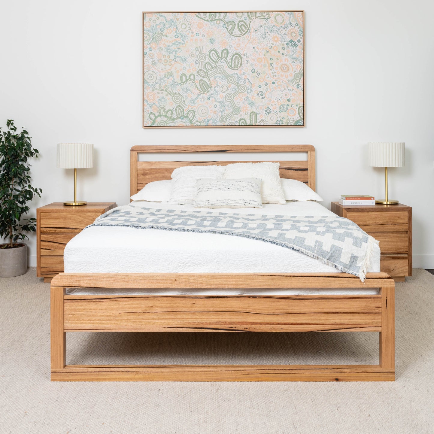 Valkyrie Bed Frame Fully Solid Australian Hardwood - Made in Australia