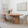 Ready now 2.7m Calypso Oval Reclaimed Solid Messmate Dining Table - Made in Australia