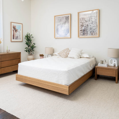 Yakka™️ Floating Bed Frame Solid Tasmanian Oak - Made in Australia
