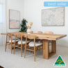 Osaka (Natural) Solid Messmate Dining Table - Made in Melbourne