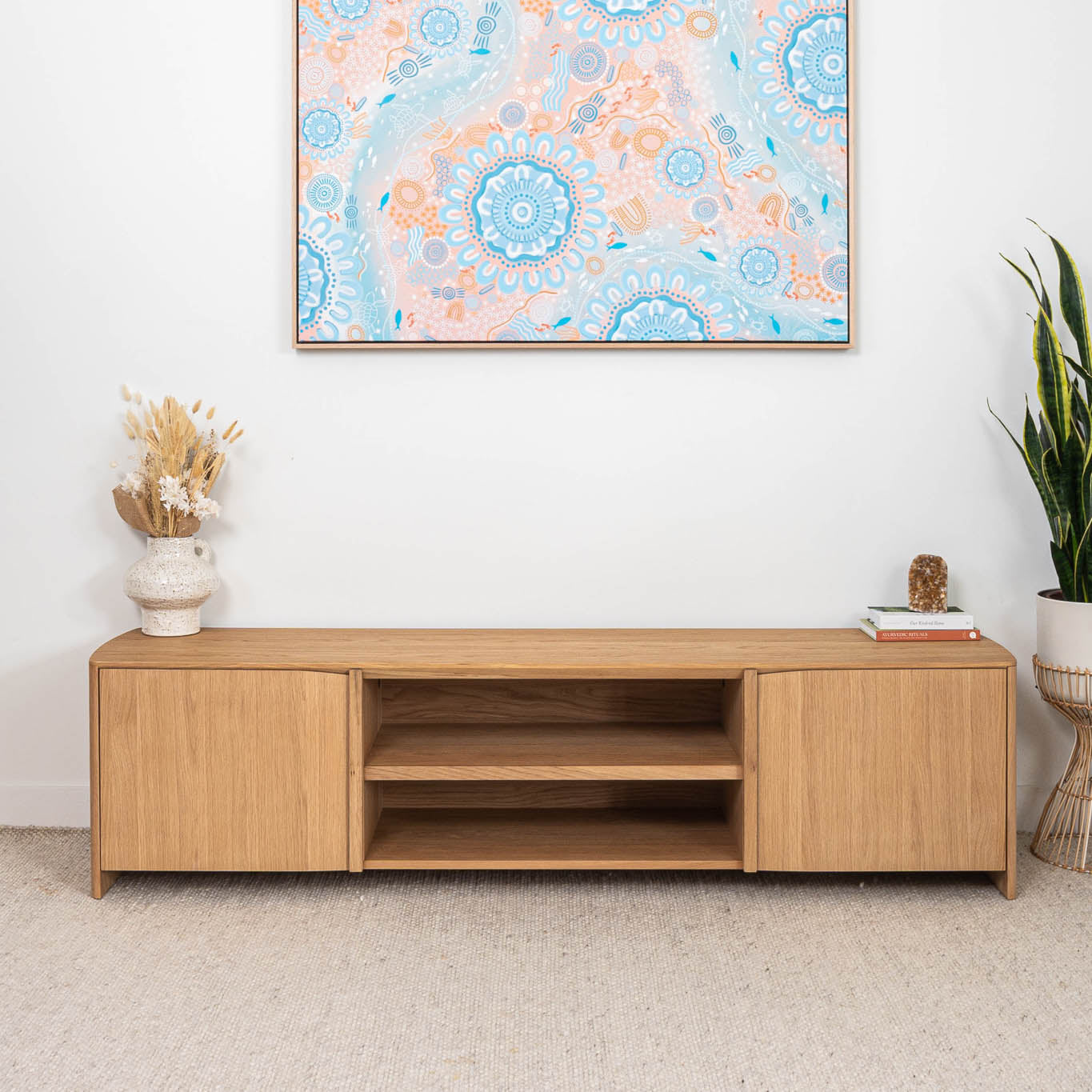 Eden American Oak TV Unit