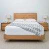 Solara Solid American Oak Bed Frame