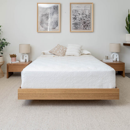 Yakka™️ Floating Bed Frame Solid Tasmanian Oak - Made in Australia