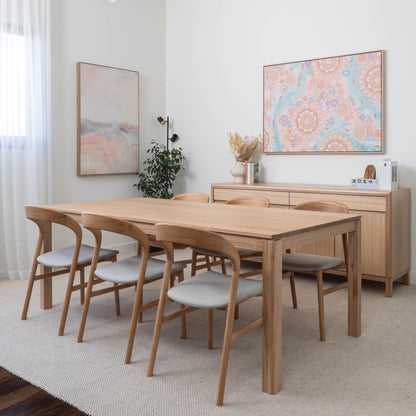 Yakka™️ Solid Tasmanian Oak Hardwood Dining Table - Made in Australia