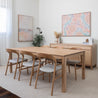 Yakka Solid Tasmanian Oak Hardwood Dining Table - Made in Australia